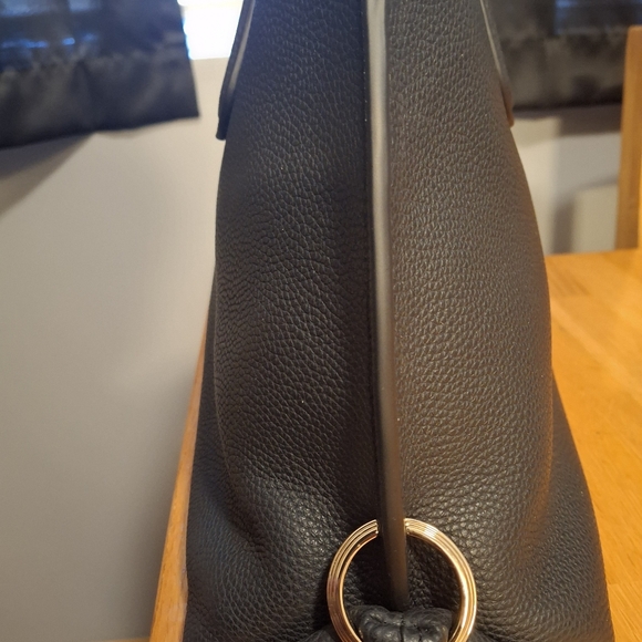 Michael Kors Sandra Gold Metal Large Satchel Bag - Picture 11 of 16